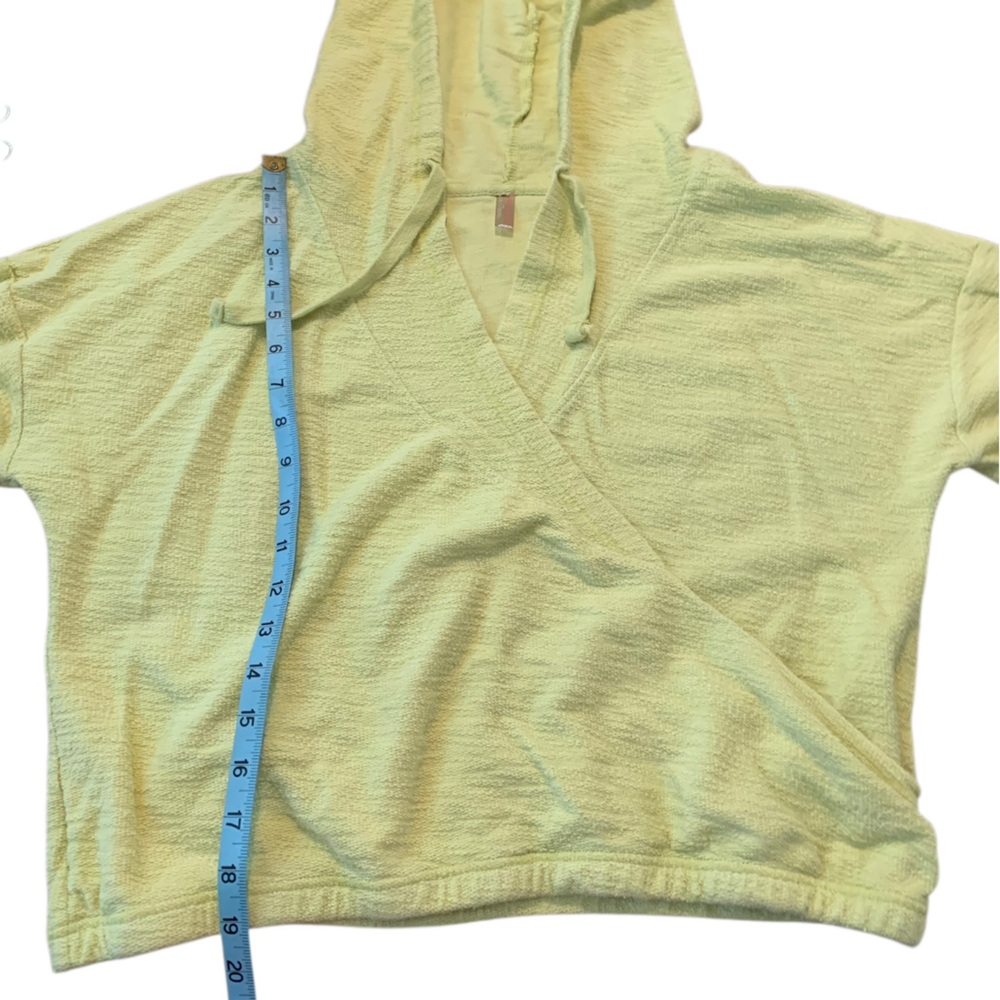 Free People Movement Criss Cross Cropped Cotton Hoodie - Picture 11 of 15